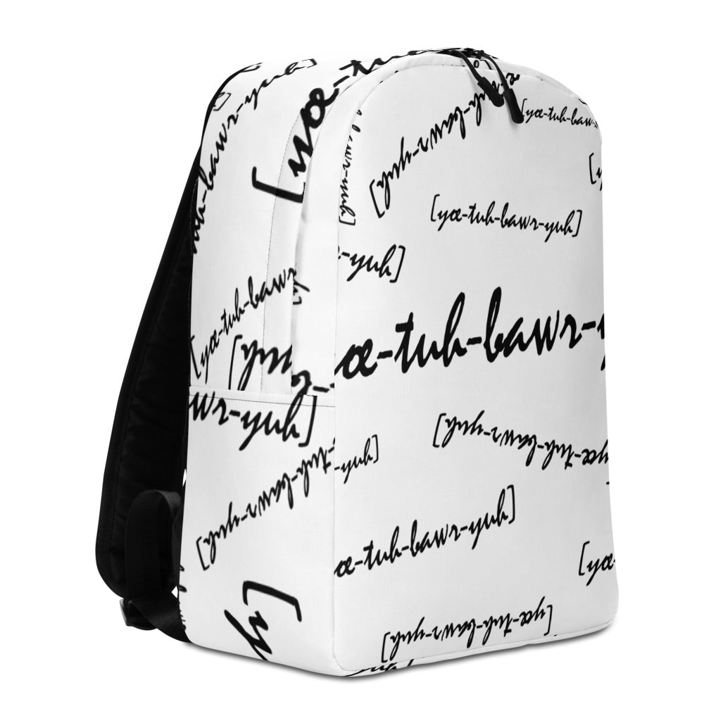 [yœ-tuh-bawr-yuh] Doodle - Minimalist Backpack